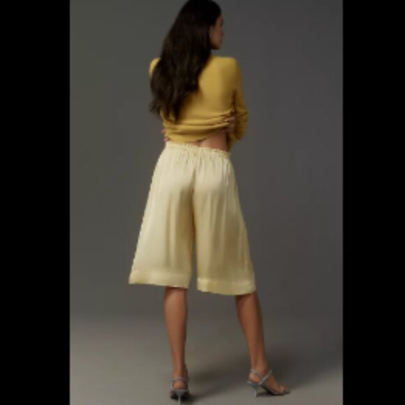 Brand New By Anthropologie Silky Culotte Shorts - Picture 2 of 5